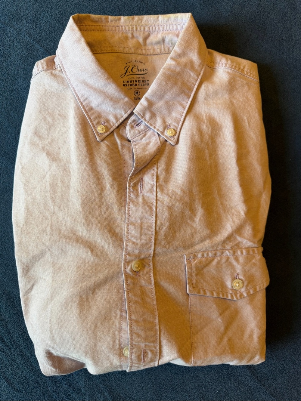 J.Crew Men's Slim Lightweight Oxford Button Down Lilac M! Like New